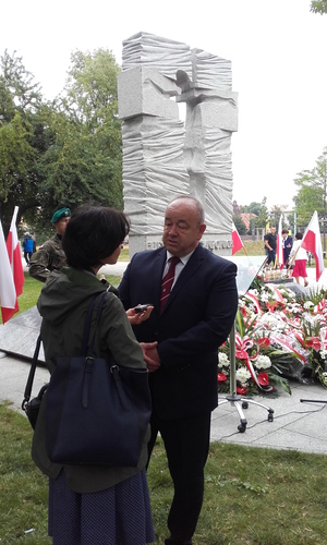 Dyrektor Oddziału IPN podczas wywiadu dla Wrocławskiego Gościa Niedzielnego