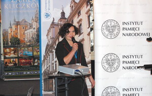 Agnieszka KLARMAN z OBEP Wrocław przywitała gości i poprosiła przedstawicieli organizatorów o otwarcie konferencji