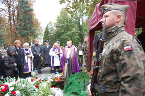 Pogrzeb płk. Zbigniewa Lazarowicza, żołnierza AK oraz Zrzeszenia "Wolność i Niezawisłość"
