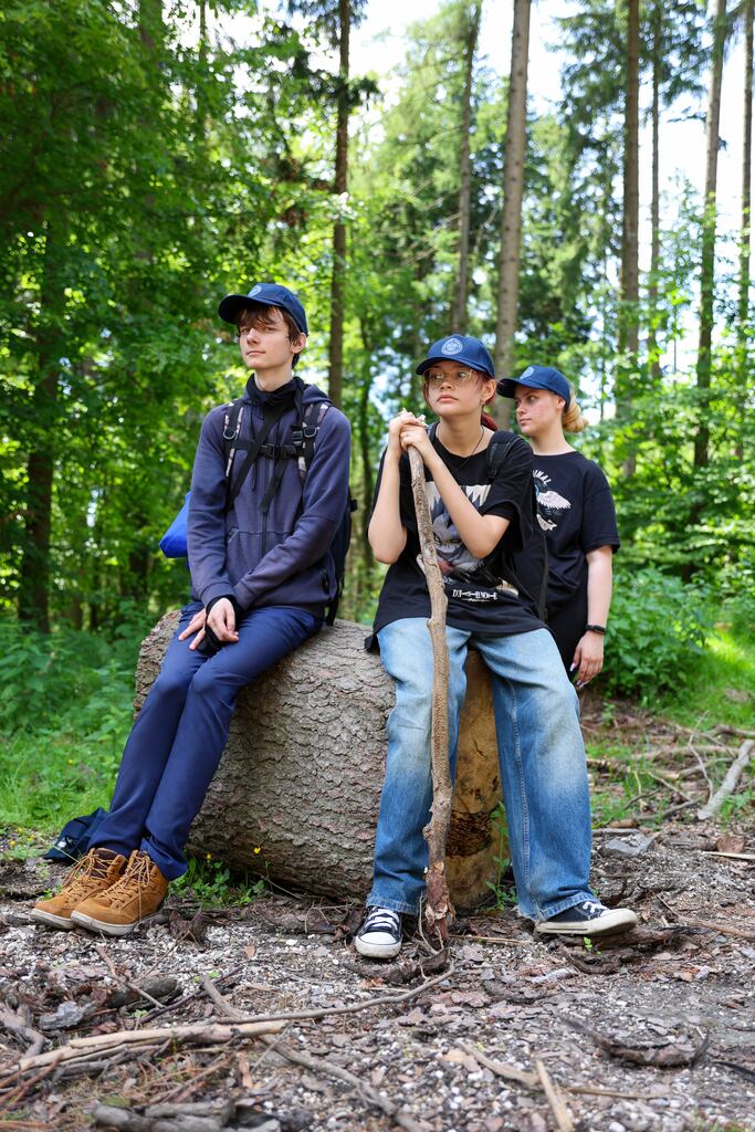 Rajd Szlakiem Kurierów Solidarności w Górach Złotych dla uczniów klasy ósmej SP nr 96 im. Leonida Teligi we Wrocławiu, 18-19 czerwca 2024/ fot. Agata Ligęcka IPN Wrocław