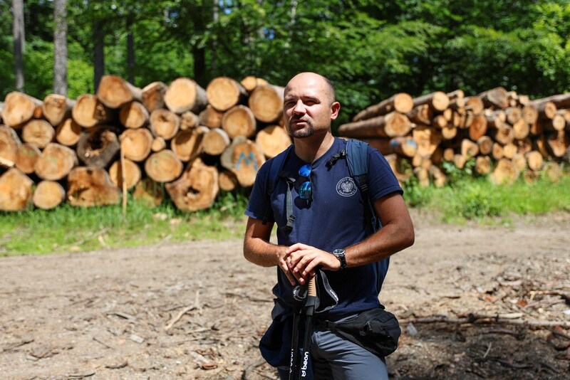 Rajd Szlakiem Kurierów Solidarności w Górach Złotych dla uczniów klasy ósmej SP nr 96 im. Leonida Teligi we Wrocławiu, 18-19 czerwca 2024/ fot. Agata Ligęcka IPN Wrocław