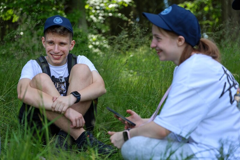 Rajd Szlakiem Kurierów Solidarności w Górach Złotych dla uczniów klasy ósmej SP nr 96 im. Leonida Teligi we Wrocławiu, 18-19 czerwca 2024/ fot. Agata Ligęcka IPN Wrocław
