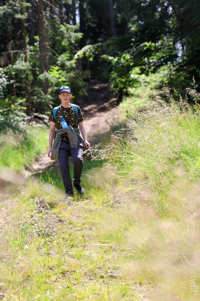 Rajd Szlakiem Kurierów Solidarności w Górach Złotych dla uczniów klasy ósmej SP nr 96 im. Leonida Teligi we Wrocławiu, 18-19 czerwca 2024/ fot. Agata Ligęcka IPN Wrocław