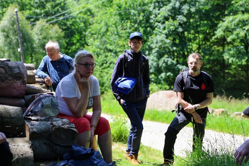 Rajd Szlakiem Kurierów Solidarności w Górach Złotych dla uczniów klasy ósmej SP nr 96 im. Leonida Teligi we Wrocławiu, 18-19 czerwca 2024/ fot. Agata Ligęcka IPN Wrocław