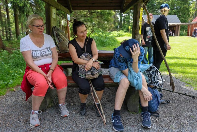 Rajd Szlakiem Kurierów Solidarności w Górach Złotych dla uczniów klasy ósmej SP nr 96 im. Leonida Teligi we Wrocławiu, 18-19 czerwca 2024/ fot. Agata Ligęcka IPN Wrocław