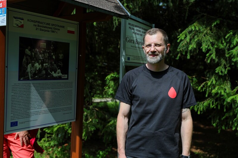 Rajd Szlakiem Kurierów Solidarności w Górach Złotych dla uczniów klasy ósmej SP nr 96 im. Leonida Teligi we Wrocławiu, 18-19 czerwca 2024/ fot. Agata Ligęcka IPN Wrocław
