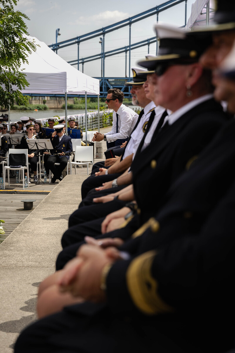 Uroczystości na bulwarze Kaczyńskich. Fot. Agata Ligęcka / IPN Wrocław