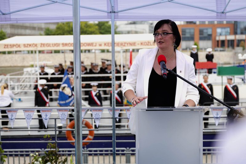 Uroczystości na bulwarze Kaczyńskich. Fot. Agata Ligęcka / IPN Wrocław