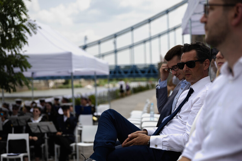 Uroczystości na bulwarze Kaczyńskich. Fot. Agata Ligęcka / IPN Wrocław