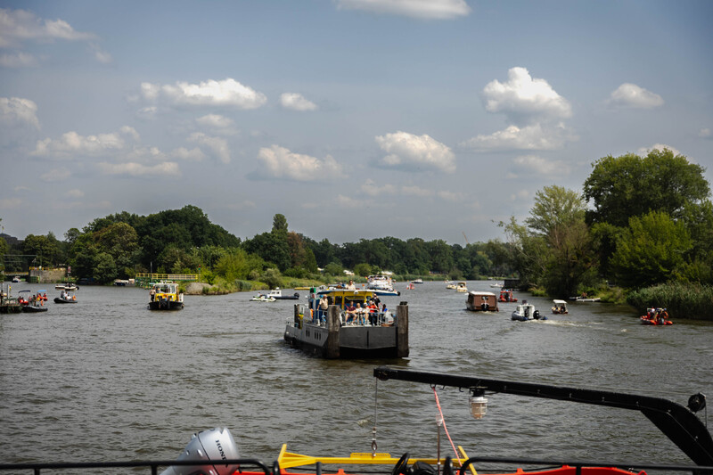 Parada statków. Fot. Agata Ligęcka / IPN Wrocław