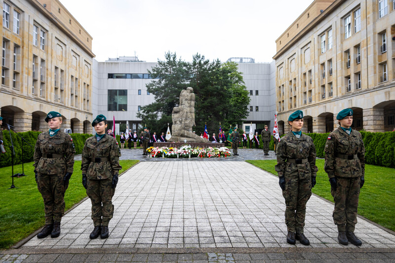 Wrocławskie obchody 83. rocznicy mordu Profesorów Lwowskich w lipcu 1941 roku, 4 lipca 2024 roku. Fot. Agata Ligęcka / IPN Wrocław