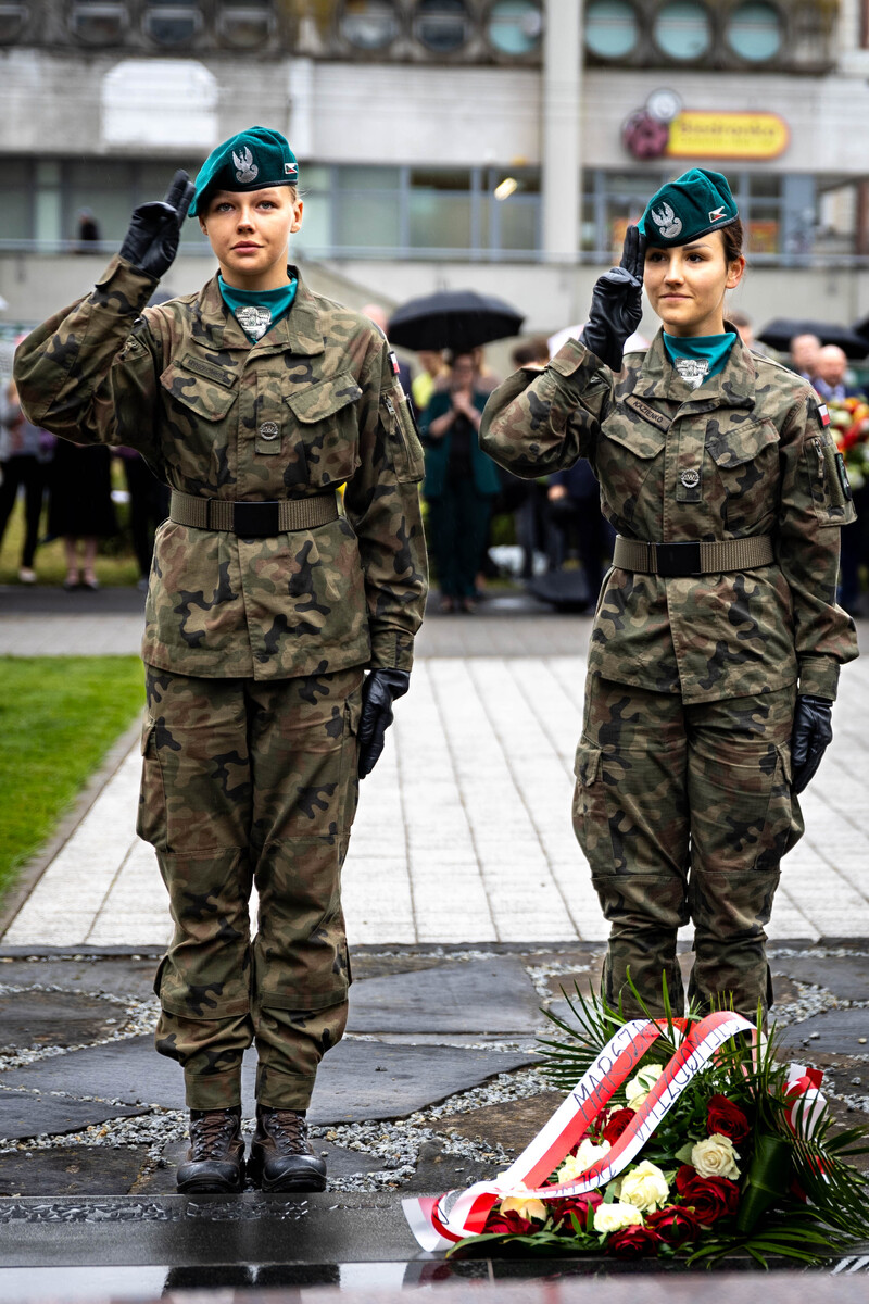 Wrocławskie obchody 83. rocznicy mordu Profesorów Lwowskich w lipcu 1941 roku, 4 lipca 2024 roku. Fot. Agata Ligęcka / IPN Wrocław