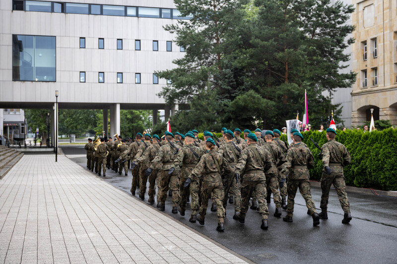 Wrocławskie obchody 83. rocznicy mordu Profesorów Lwowskich w lipcu 1941 roku, 4 lipca 2024 roku. Fot. Agata Ligęcka / IPN Wrocław