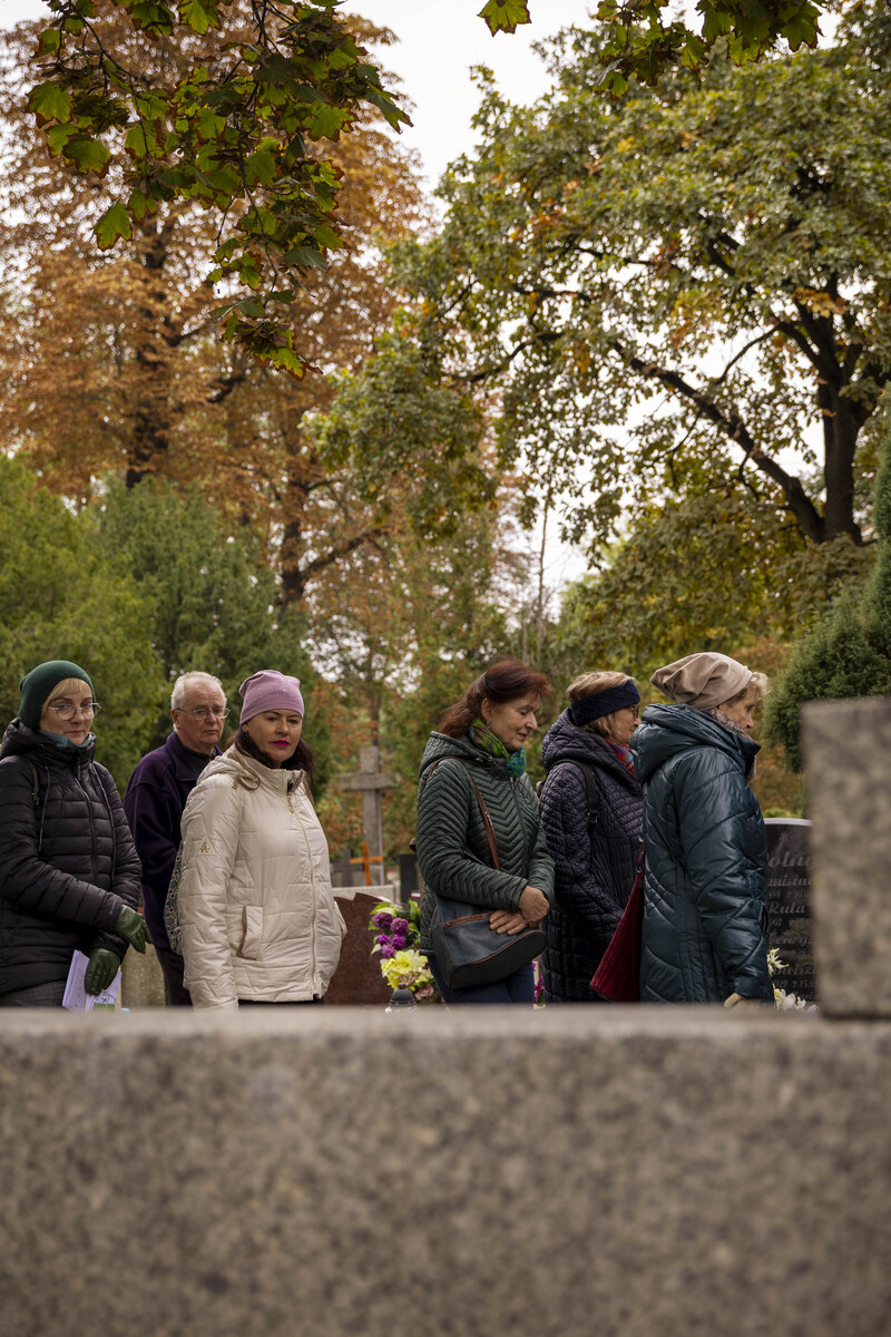 Spacer po cmentarzu św. Wawrzyńca 5.10.2024, fot. Agata Ligęcka (3)