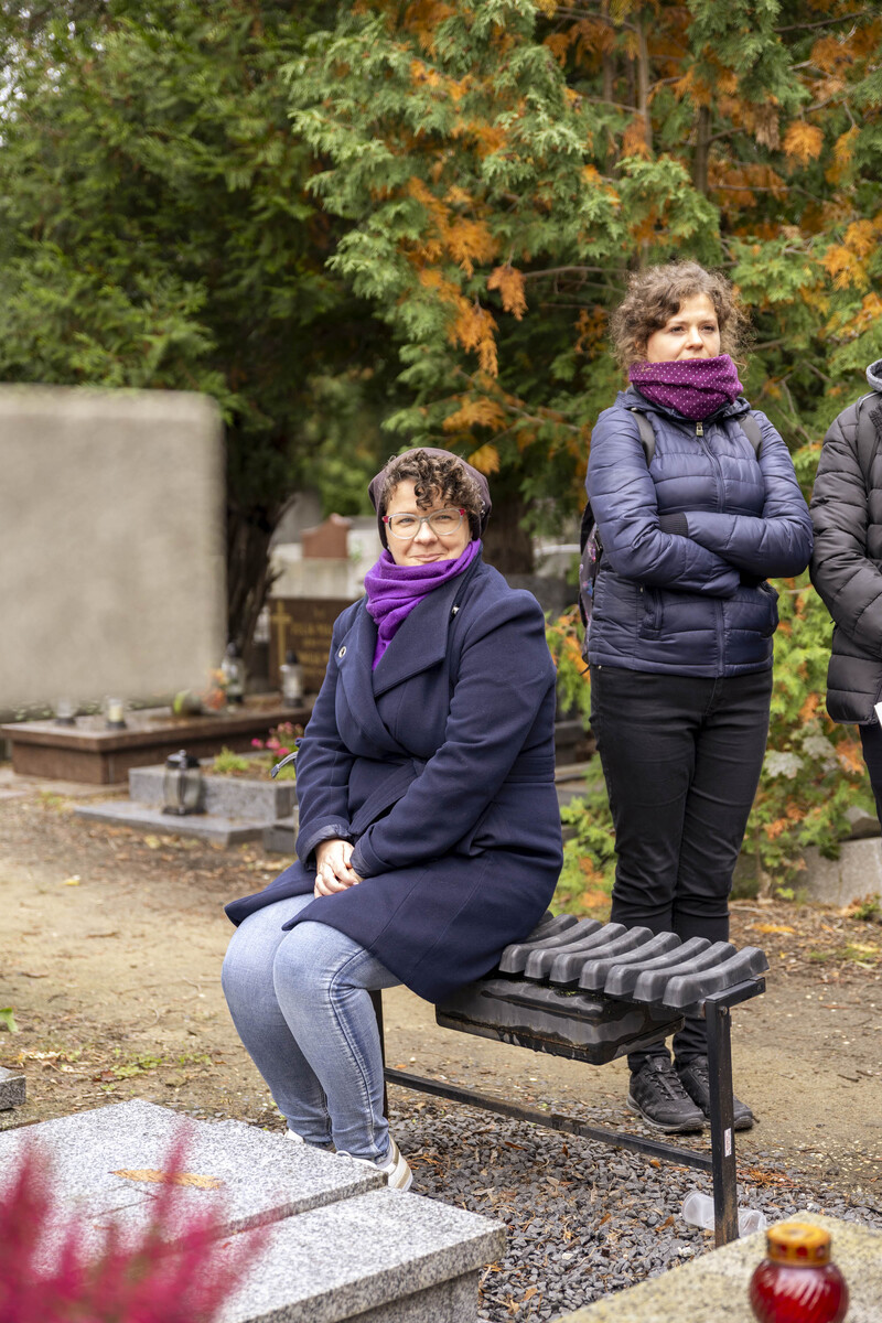 Spacer po cmentarzu św. Wawrzyńca 5.10.2024, fot. Agata Ligęcka (4)