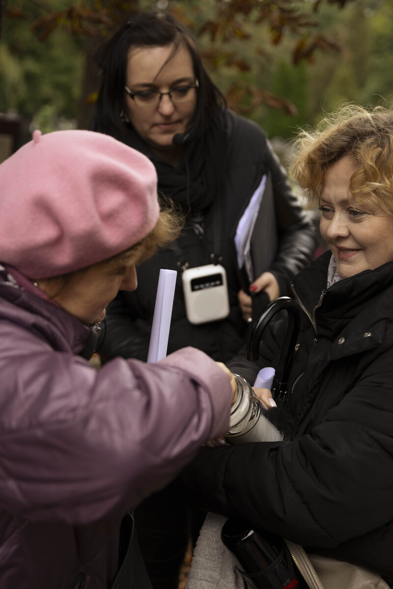 Spacer po cmentarzu św. Wawrzyńca 5.10.2024, fot. Agata Ligęcka (7)