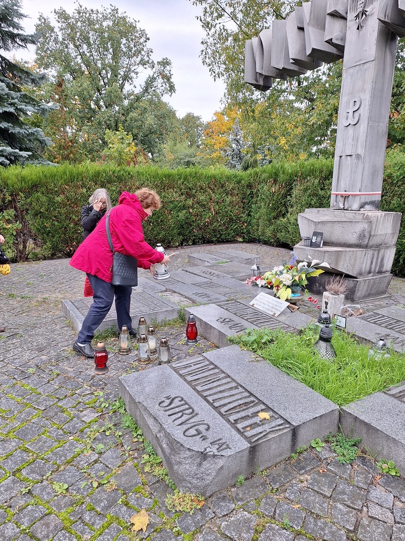 Spacer po cmentarzu św. Rodziny, 10.10.2024, fot. Joanna Czajkowska