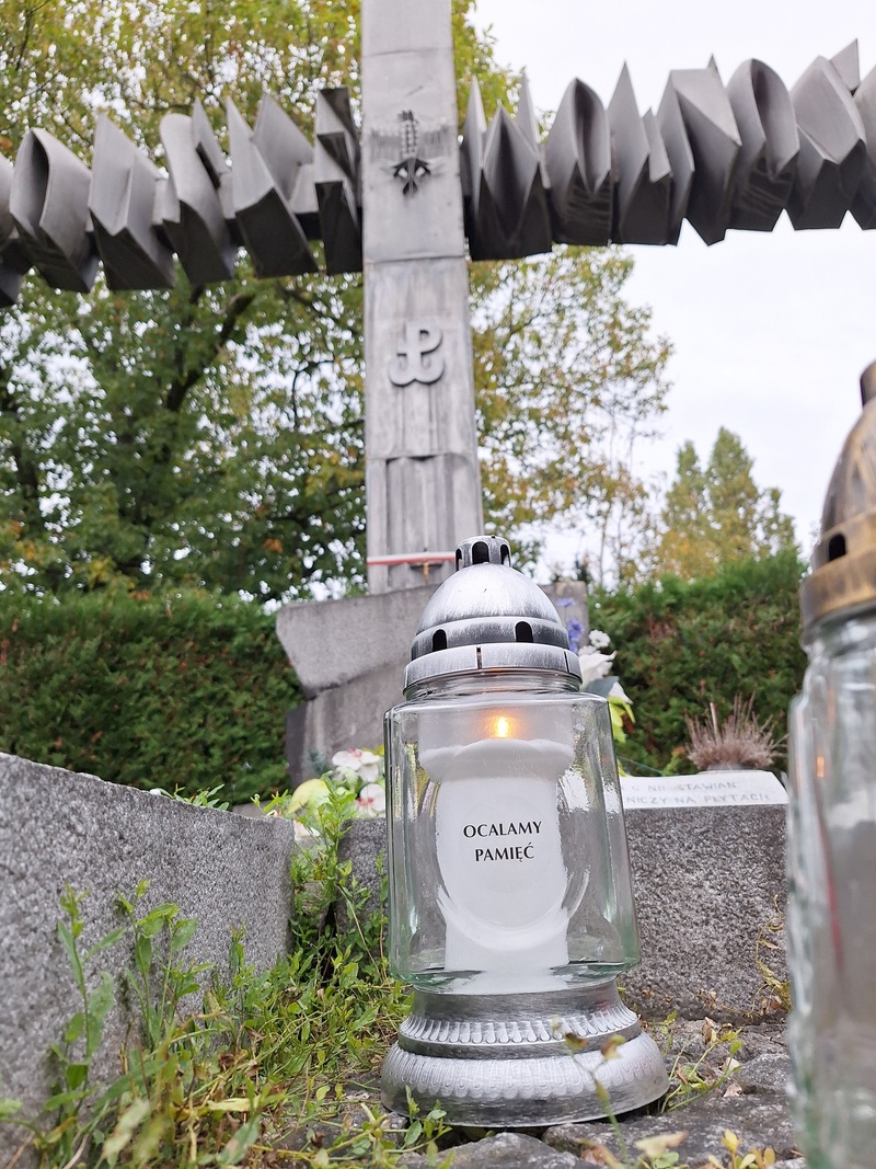 Spacer po cmentarzu św. Rodziny, 10.10.2024, fot. Joanna Czajkowska