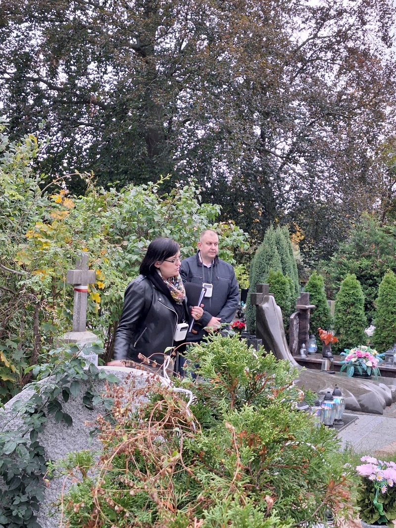 Spacer po cmentarzu św. Rodziny, 10.10.2024, fot. Joanna Czajkowska