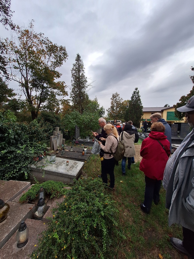 Spacer po cmentarzu św. Rodziny, 10.10.2024, fot. Joanna Czajkowska