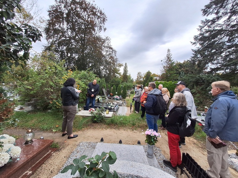 Spacer po cmentarzu św. Rodziny, 10.10.2024, fot. Joanna Czajkowska