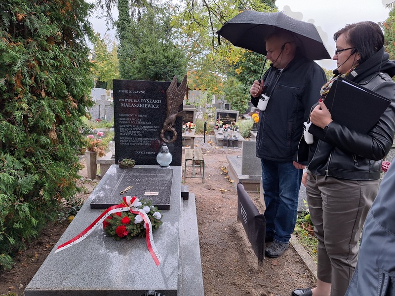 Spacer po cmentarzu św. Rodziny, 10.10.2024, fot. Joanna Czajkowska