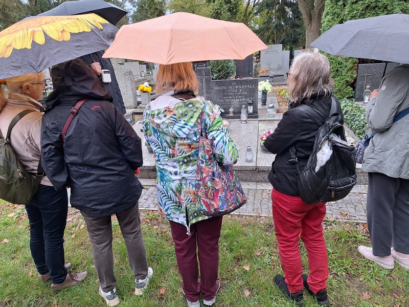 Spacer po cmentarzu św. Rodziny, 10.10.2024, fot. Joanna Czajkowska