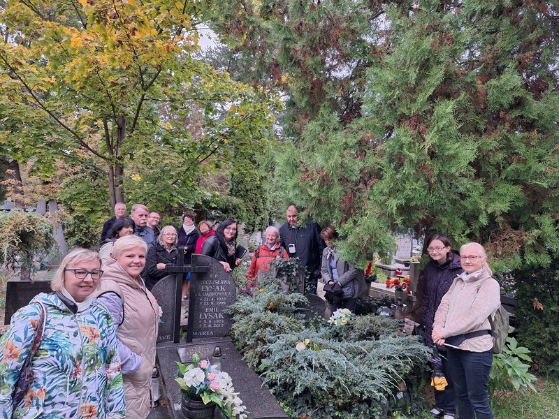 Spacer po cmentarzu św. Rodziny, 10.10.2024, fot. Joanna Czajkowska