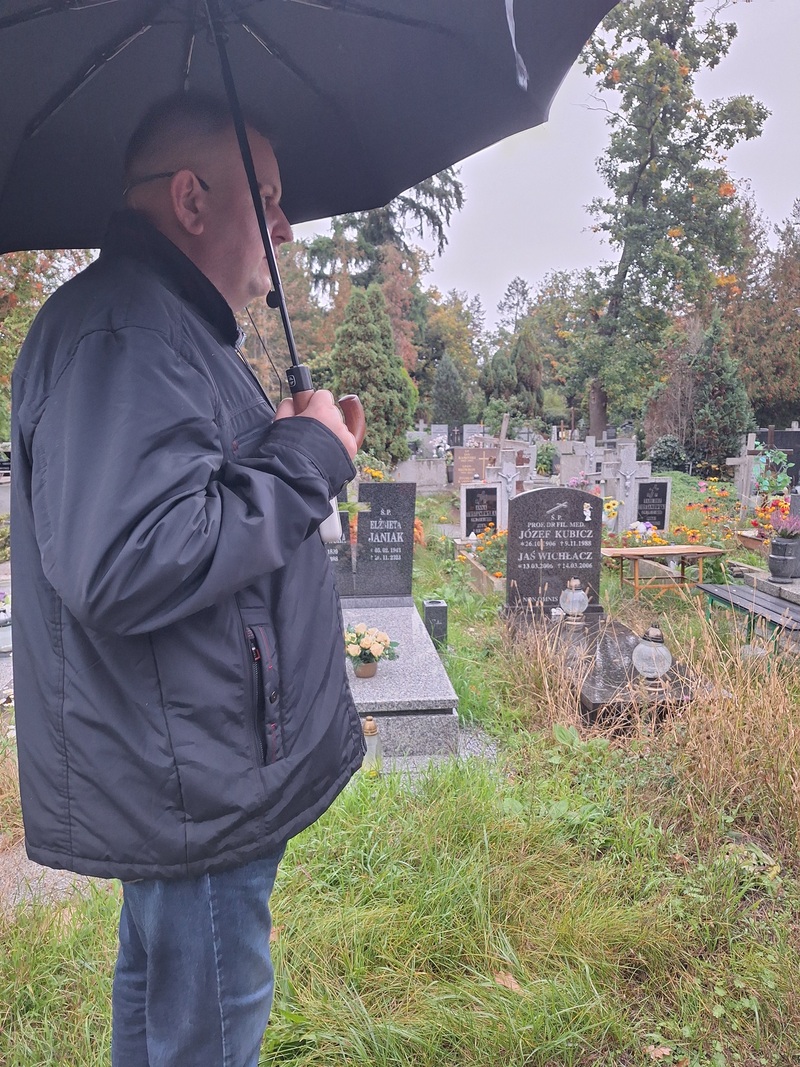 Spacer po cmentarzu św. Rodziny, 10.10.2024, fot. Joanna Czajkowska
