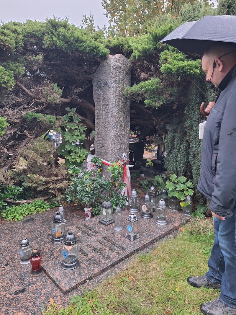 Spacer po cmentarzu św. Rodziny, 10.10.2024, fot. Joanna Czajkowska