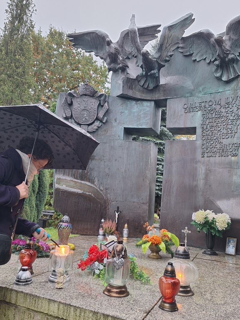 Spacer po cmentarzu św. Rodziny, 10.10.2024, fot. Joanna Czajkowska