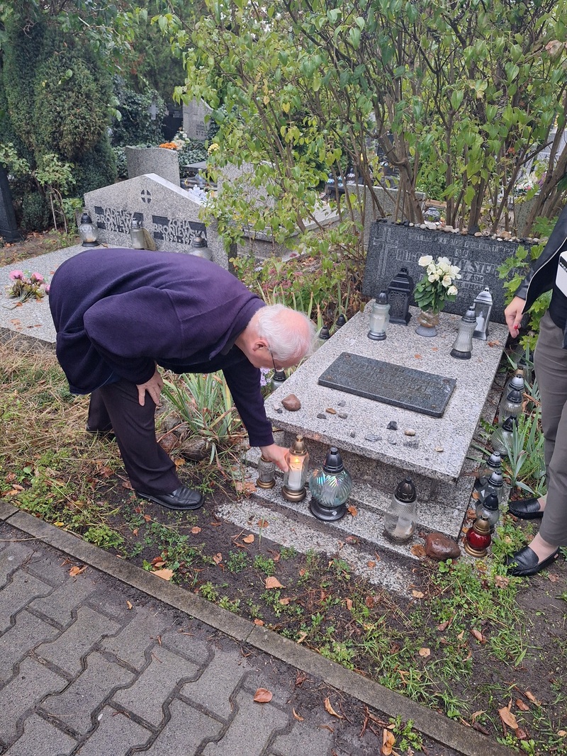 Spacer po cmentarzu św. Rodziny, 10.10.2024, fot. Joanna Czajkowska