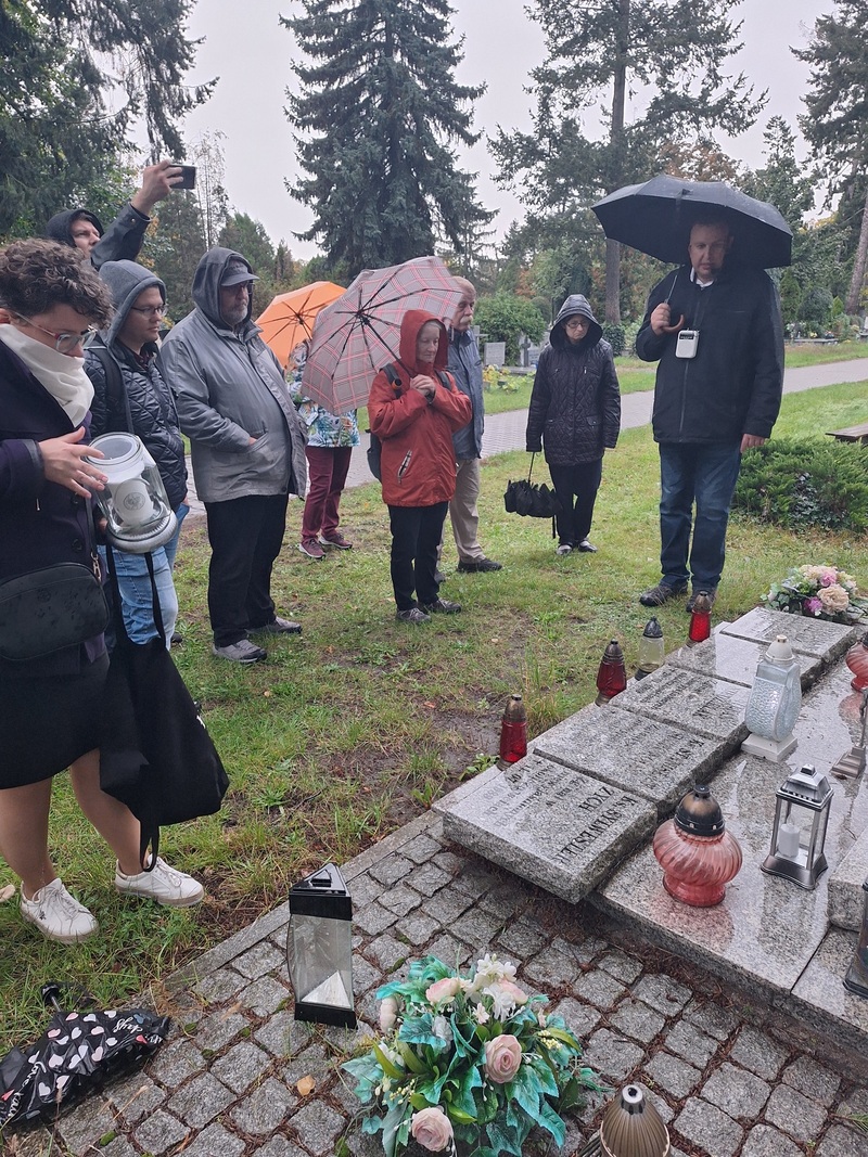 Spacer po cmentarzu św. Rodziny, 10.10.2024, fot. Joanna Czajkowska