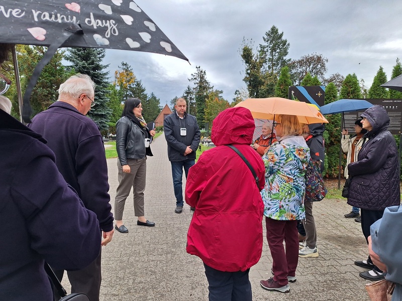 Spacer po cmentarzu św. Rodziny, 10.10.2024, fot. Joanna Czajkowska