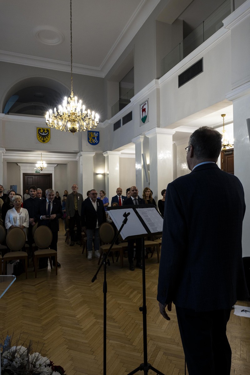 Uroczystość wręczenia KWiS, 18.10.2024. Fot. Agata Ligęcka / IPN Wrocław