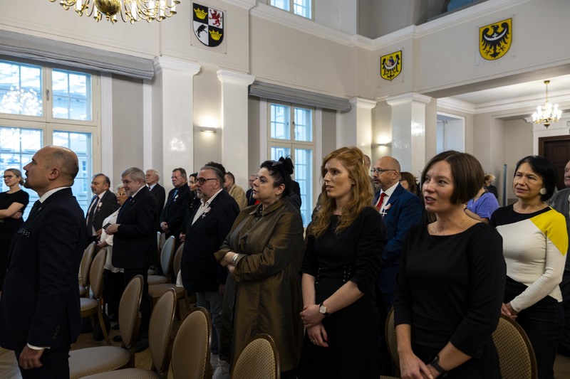 Uroczystość wręczenia KWiS, 18.10.2024. Fot. Agata Ligęcka / IPN Wrocław