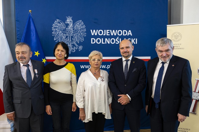 Uroczystość wręczenia KWiS, 18.10.2024. Fot. Agata Ligęcka / IPN Wrocław