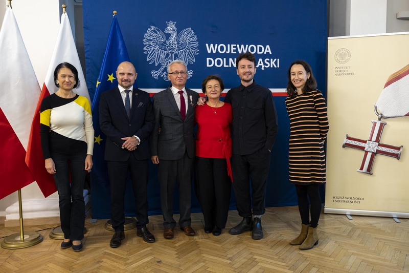 Uroczystość wręczenia KWiS, 18.10.2024. Fot. Agata Ligęcka / IPN Wrocław