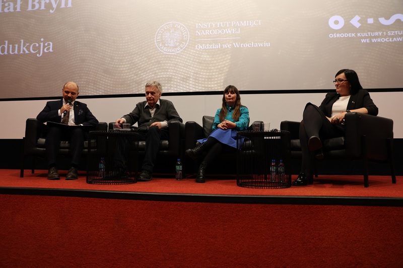 Uczestnicy panelu dyskusyjnego. Fot. Maciej Parysek / IPN Wrocław