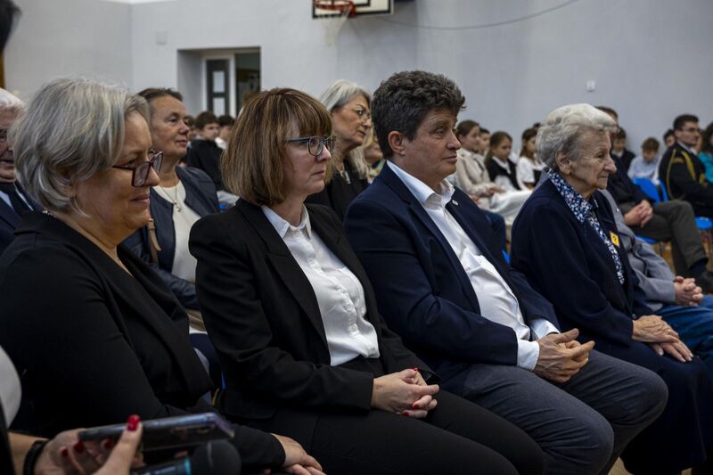 Dzień Pamięci w szkole na Sępolnie. Fot. Agata Ligęcka / IPN Wrocław