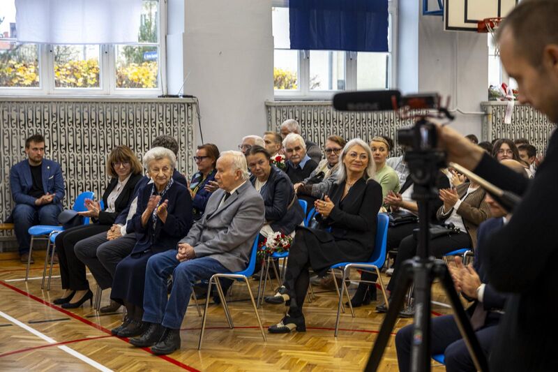 Dzień Pamięci w szkole na Sępolnie. Fot. Agata Ligęcka / IPN Wrocław