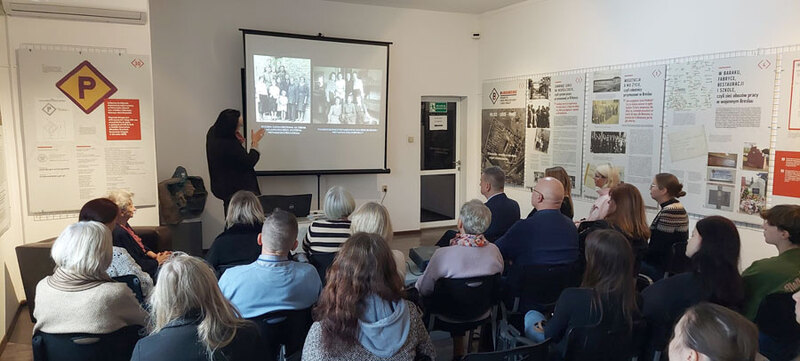 Wernisaż wystawy „Burgweide...” w Muzeum0 Gross-Rosen, 8.11.2024. Fot. Muzeum Gross-Rosen