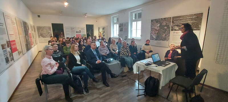 Wernisaż wystawy „Burgweide...” w Muzeum0 Gross-Rosen, 8.11.2024. Fot. Muzeum Gross-Rosen