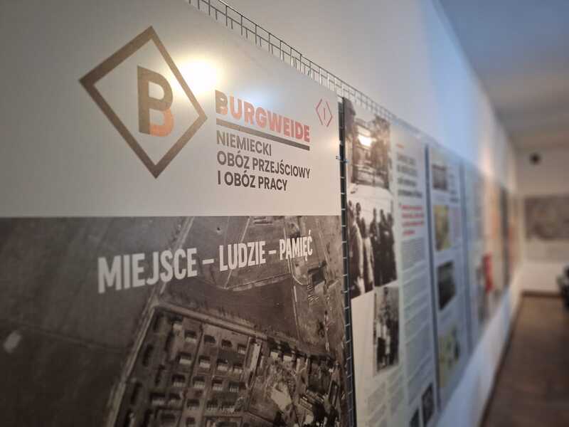 Wystawa o obozie Burgweide prezentowana w Muzeum Gross-Rosen. Fot. Kamilla Jasińska / IPN Wrocław