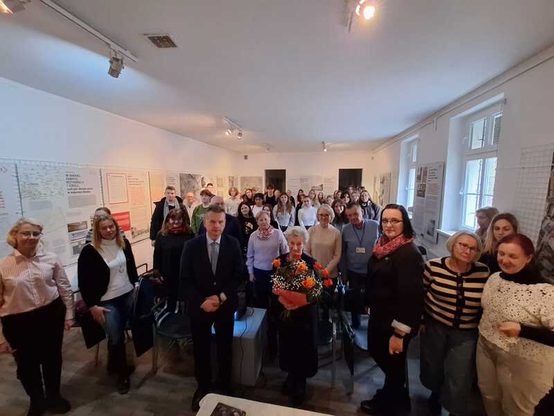 Wernisaż wystawy o obozie Burgweide w Muzeum Gross-Rosen. Fot. Muzeum Gross-Rosen