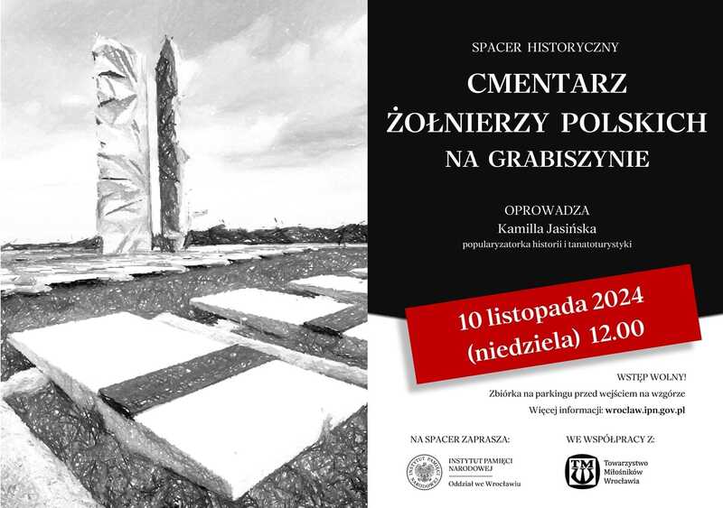 Zapowiedź spaceru po Cmentarzu Żołnierzy Polskich