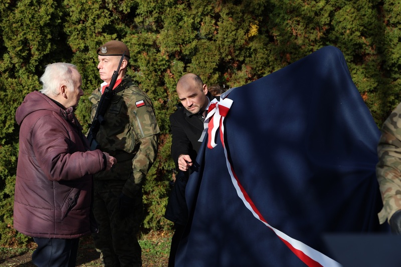 Odsłonięcie pomnika cywilnej ludności powstańczej Warszawy. Fot. Maciej Parysek / IPN Wrocław