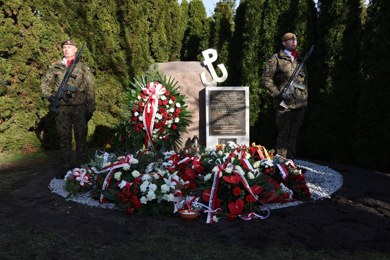 Nowy pomnik na Rakowcu. Fot. Maciej Parysek / IPN Wrocław