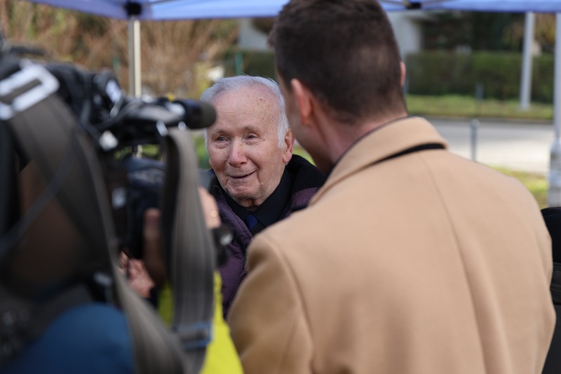 Goście zebrani na uroczystości. Fot. Maciej Parysek / IPN Wrocław