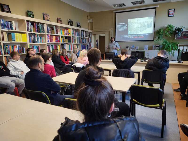 Prelekcja w CKU, 27.11.2024. Fot. Elżbieta Cegieła/ CKU